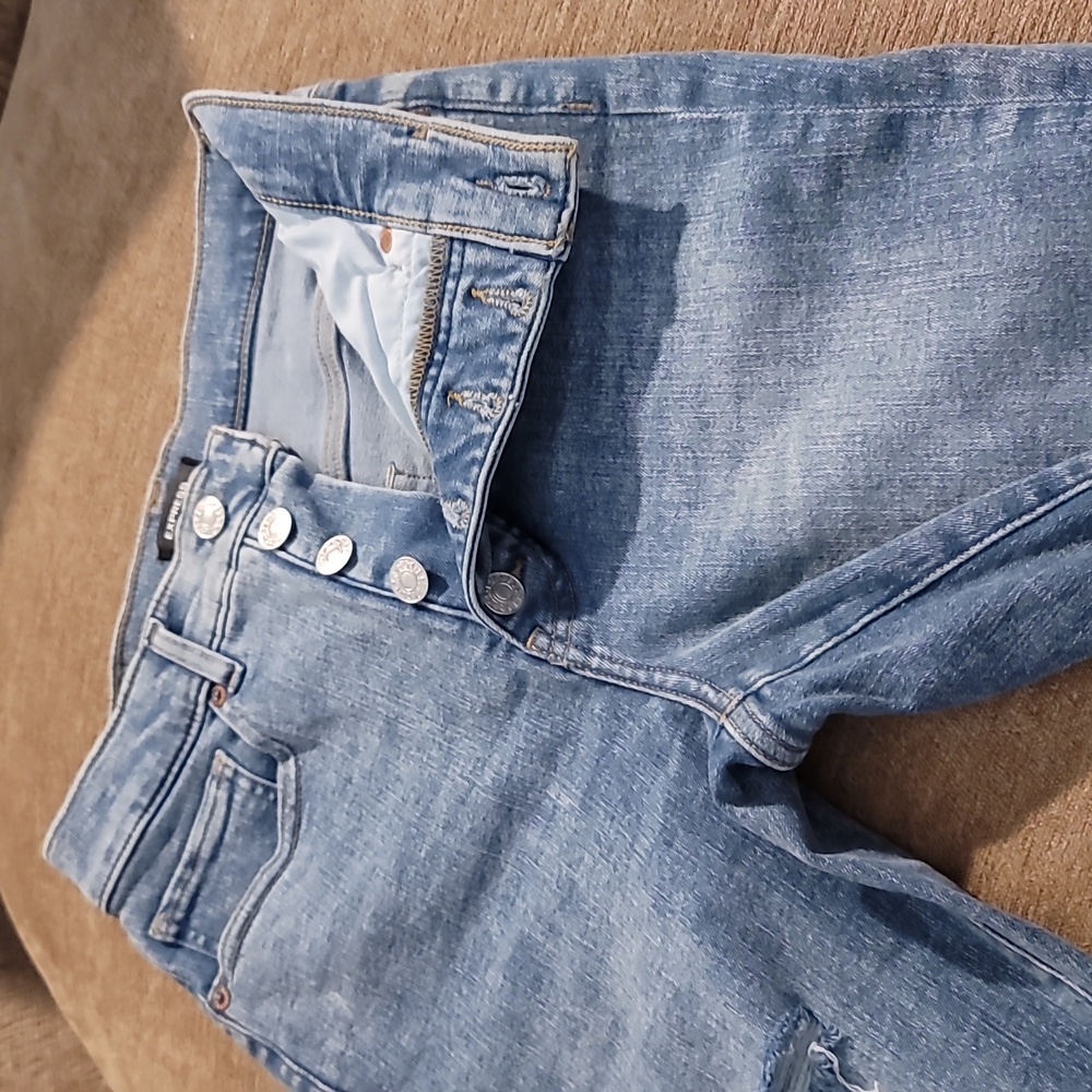 Express High Rise Hyper Stretch Denim Jeans - Picture 5 of 15